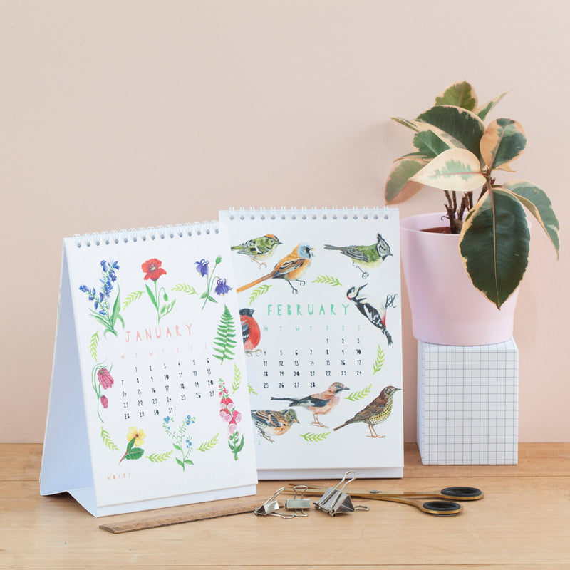 Z 2019 Nature Themed Desk Calendar
