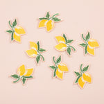 Lemons Embroidered Iron-on Patch