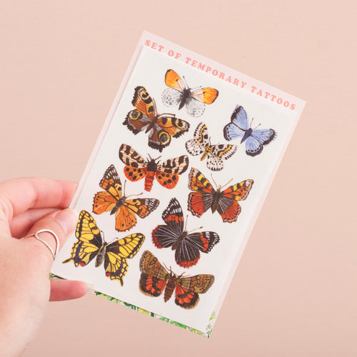 Butterfly & Moth Temporary Tattoos Set