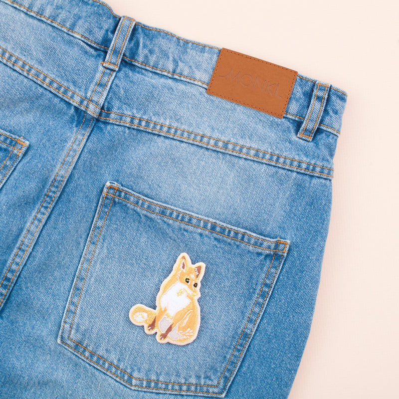 Fox Embroidered Iron-on Patch