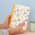 Wildflower Pattern Notebook - A5 100 Page Journal