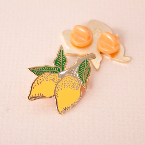Lemons Enamel Pin Badge