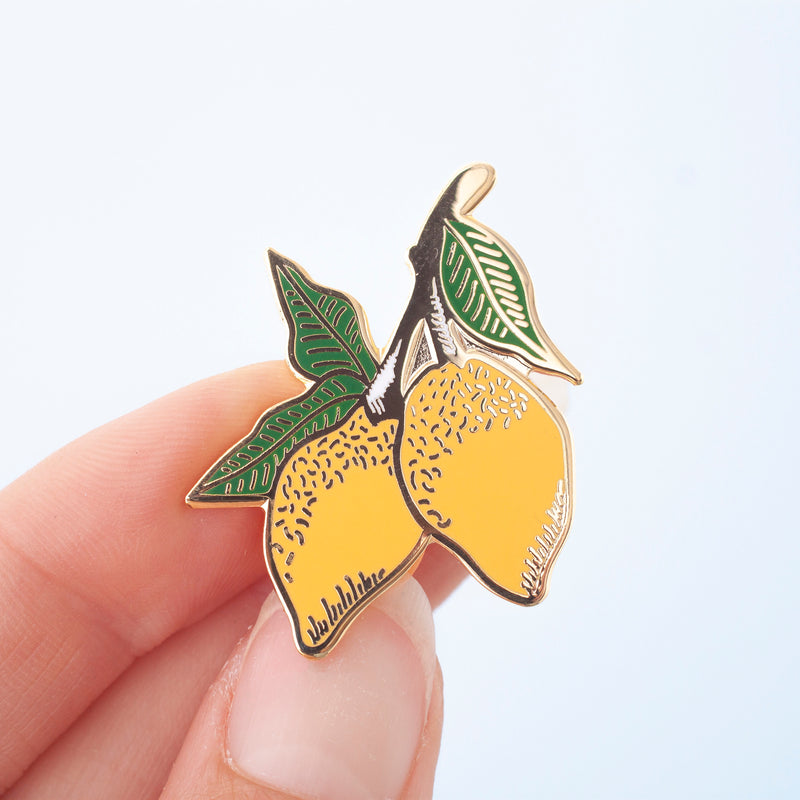 Lemons Enamel Pin Badge