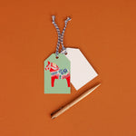 Dala Horse Christmas Gift Tag - Pack of 5