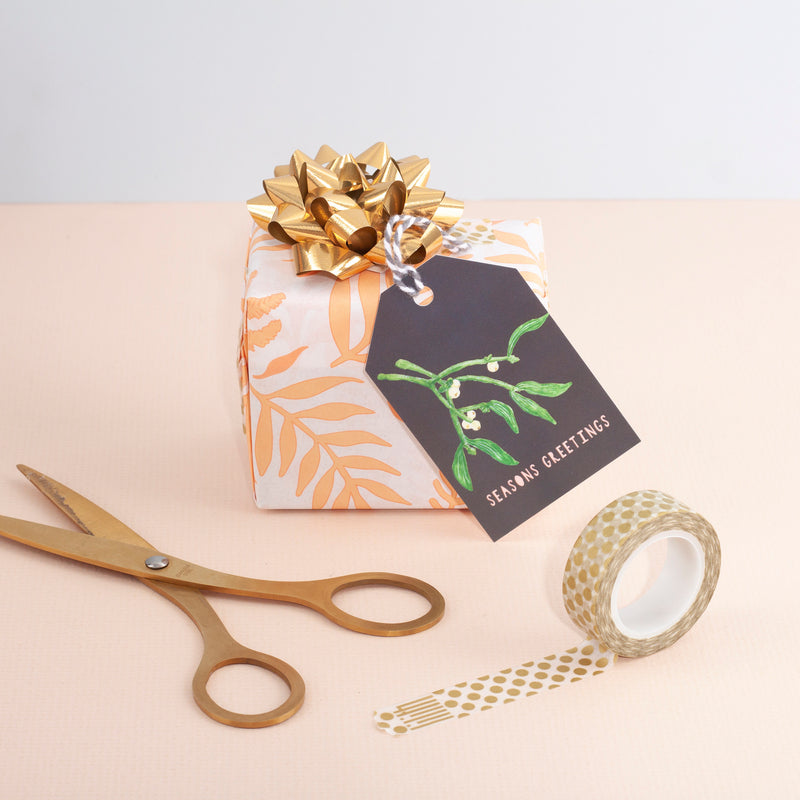 Mistletoe Christmas Gift Tag - Pack of 5