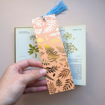 Gold Foil Foliage Pattern Bookmark