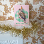 Turtle Dove Decoration Christmas Card