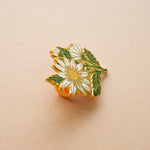Daisy Flower Enamel Pin Badge