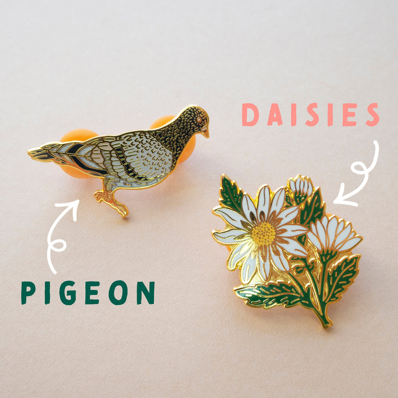 Any 2 Nature Inspired Enamel Pins Deal